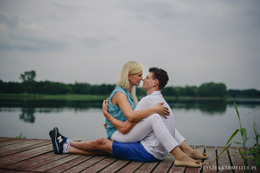 Sesja narzeczenska Ewa Konrad Jeziora Wielkie zbigniew karmelita fotografia konin 0001 - 7
