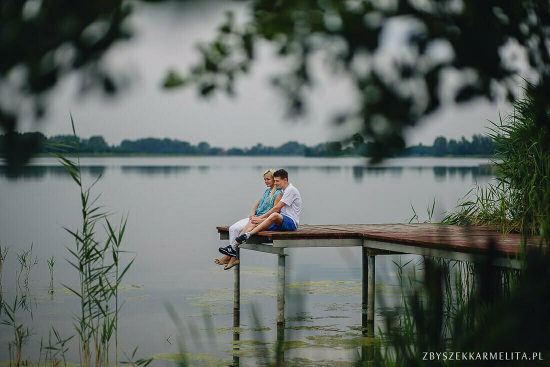 Sesja narzeczenska Ewa Konrad Jeziora Wielkie zbigniew karmelita fotografia konin 0002 - 3