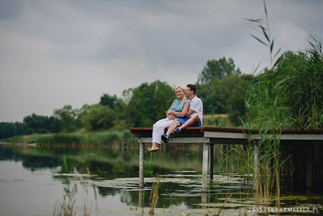 Sesja narzeczenska Ewa Konrad Jeziora Wielkie zbigniew karmelita fotografia konin 0003 - 1