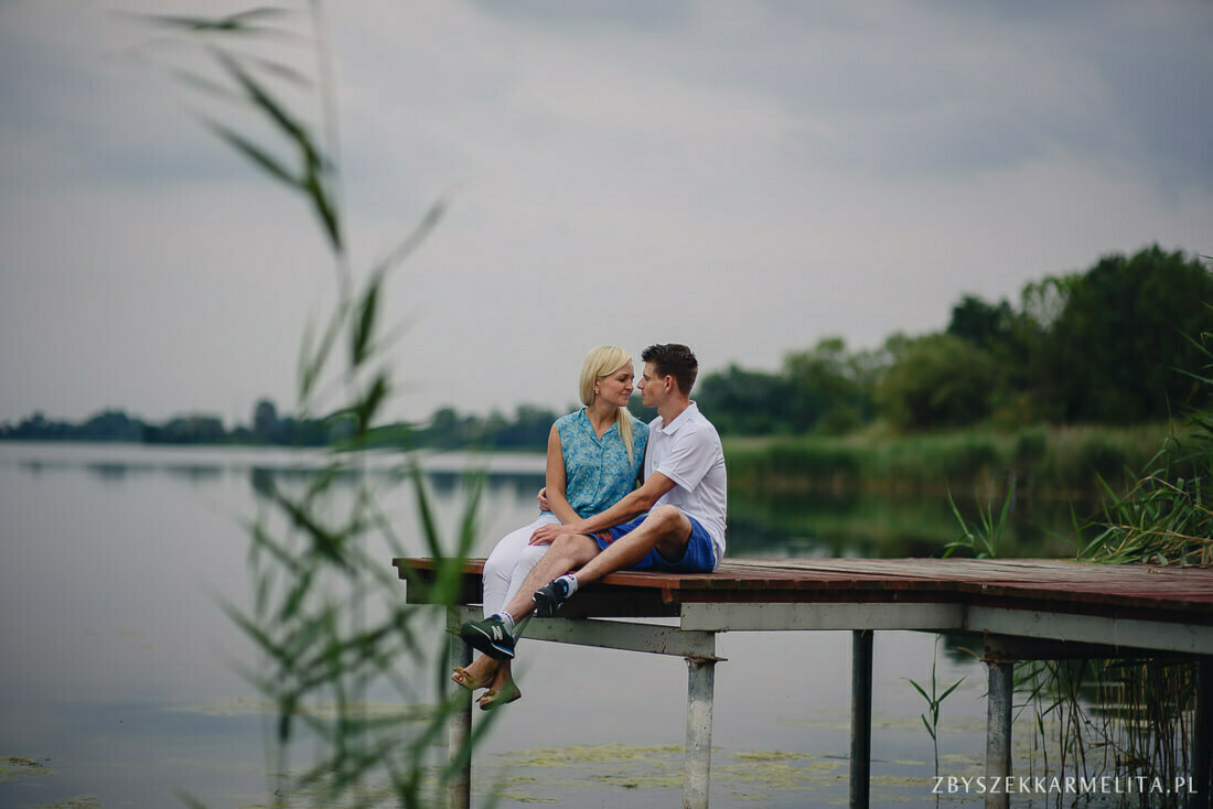 Sesja narzeczenska Ewa Konrad Jeziora Wielkie zbigniew karmelita fotografia konin 0004 - 5