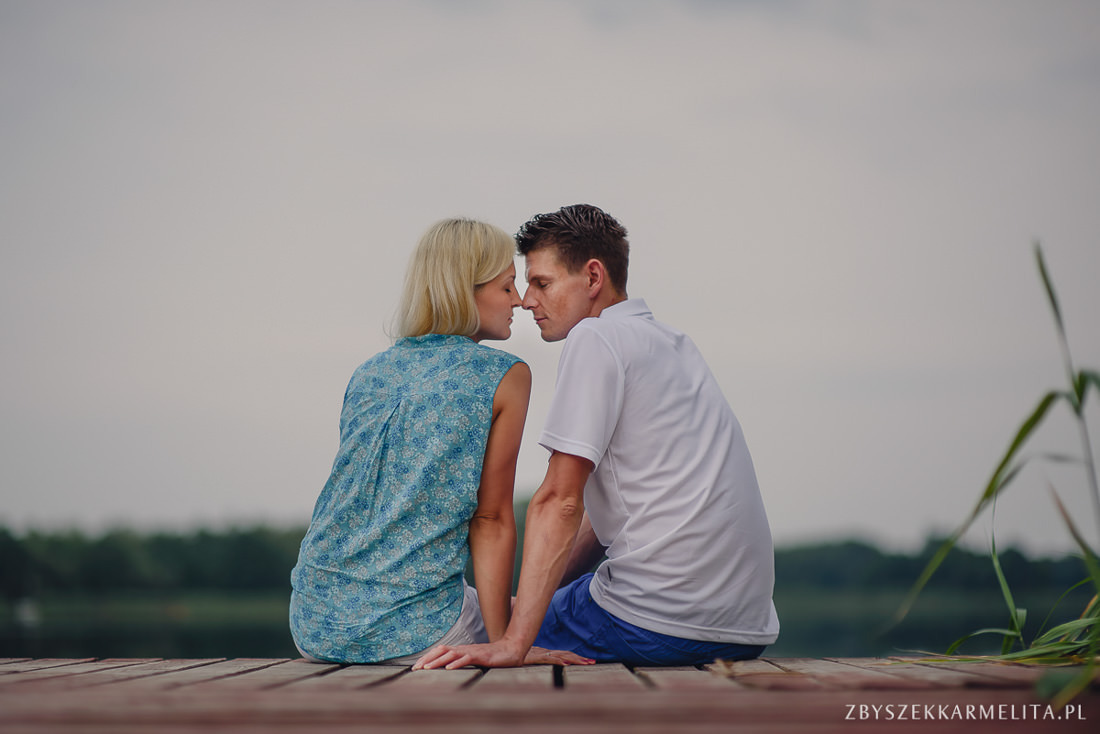 Sesja narzeczenska Ewa Konrad Jeziora Wielkie zbigniew karmelita fotografia konin 0008 - 11