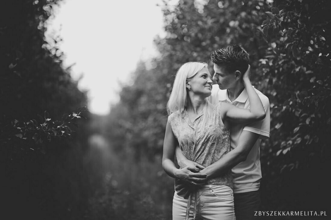 Sesja narzeczenska Ewa Konrad Jeziora Wielkie zbigniew karmelita fotografia konin 0009 - 13