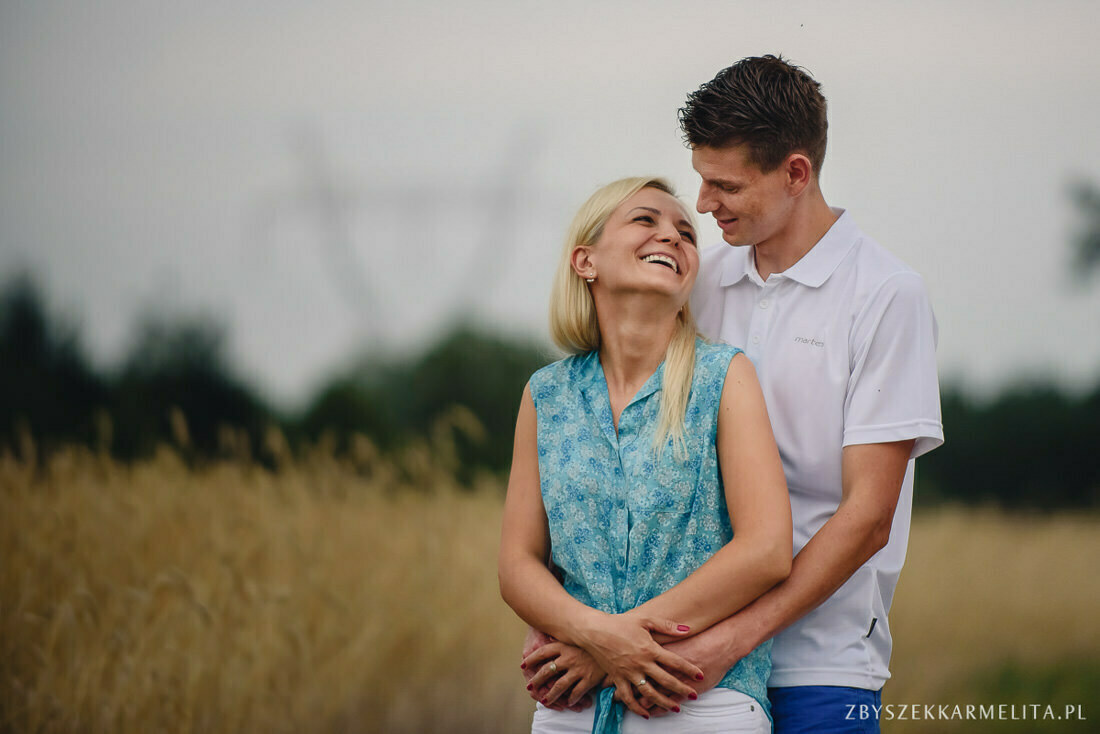 Sesja narzeczenska Ewa Konrad Jeziora Wielkie zbigniew karmelita fotografia konin 0014 - 23