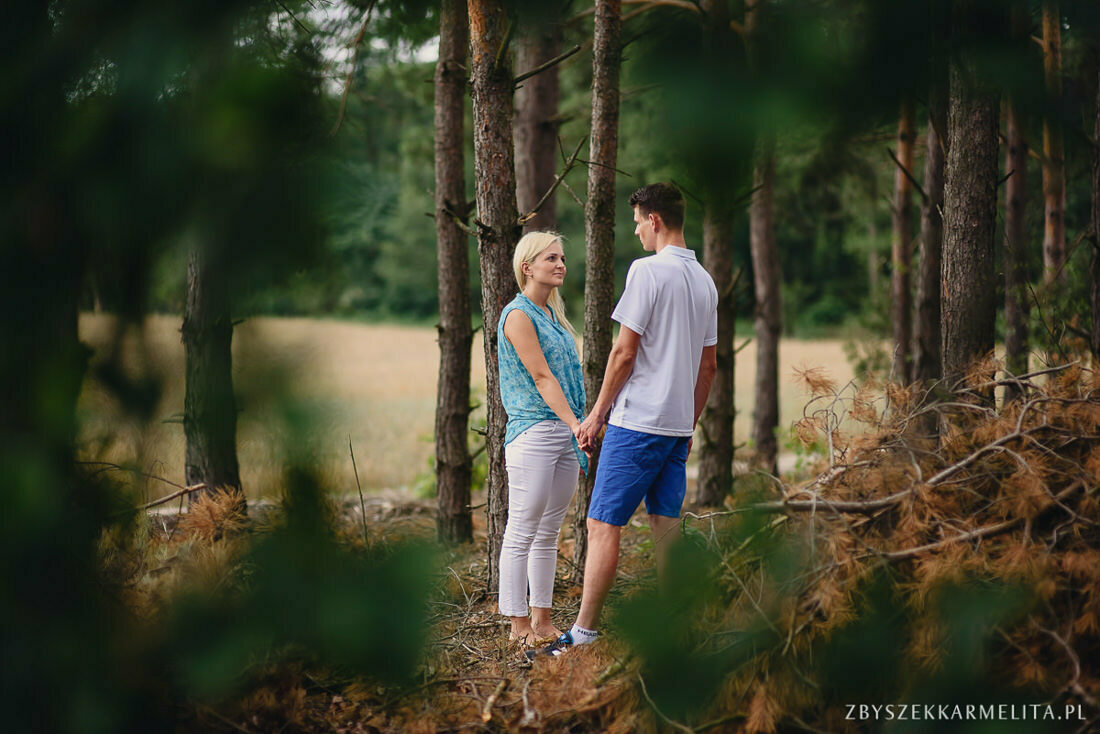 Sesja narzeczenska Ewa Konrad Jeziora Wielkie zbigniew karmelita fotografia konin 0015 - 25