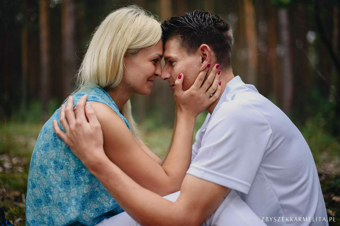 Sesja narzeczenska Ewa Konrad Jeziora Wielkie zbigniew karmelita fotografia konin 0018 - 31